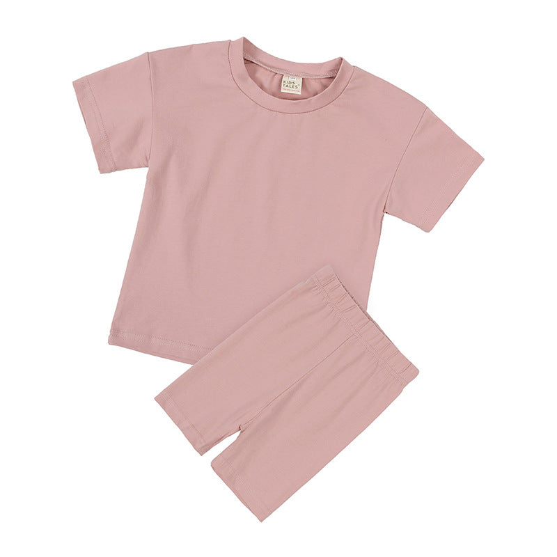Kids Cotton Short Sleeve Set