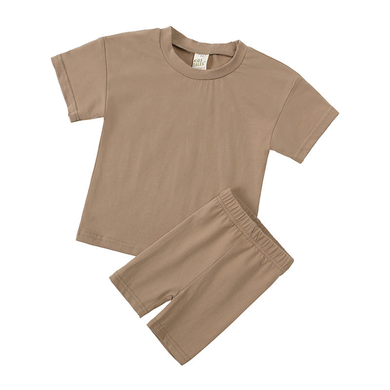 Kids Cotton Short Sleeve Set