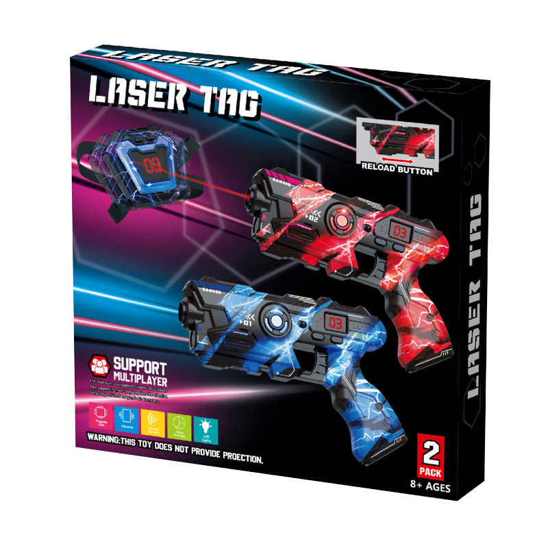 Kids Electric Laser Tag Toy Set with Infrared Sensing