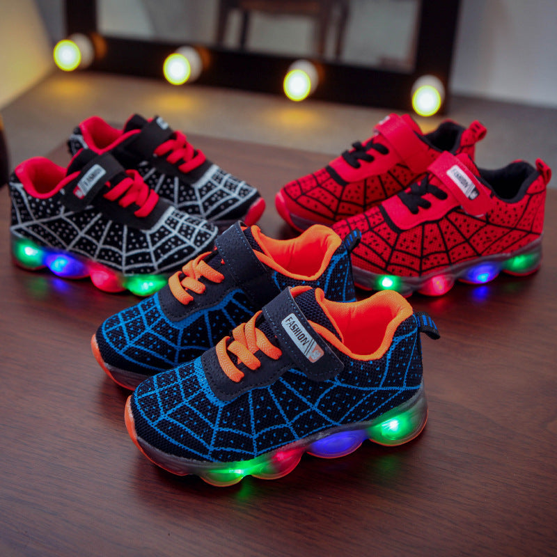 Kids LED Light Up Sports Shoes