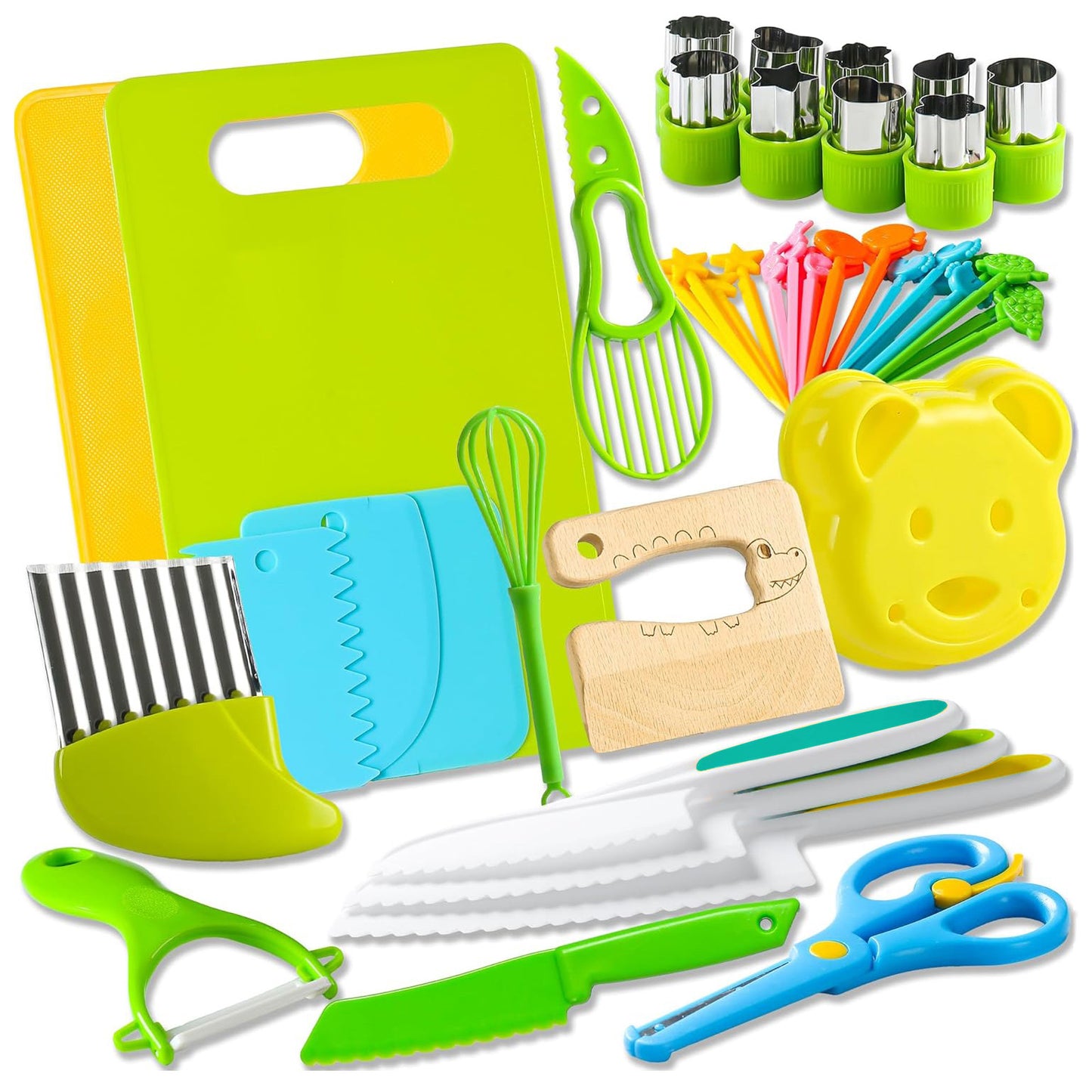 Kids Plastic Kitchen Tool Set