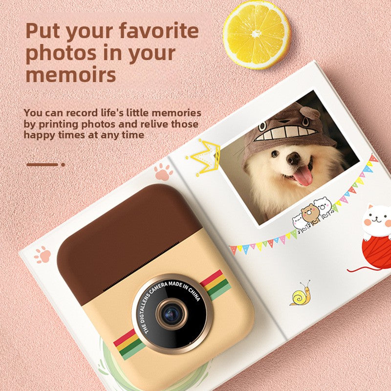 Kids print camera