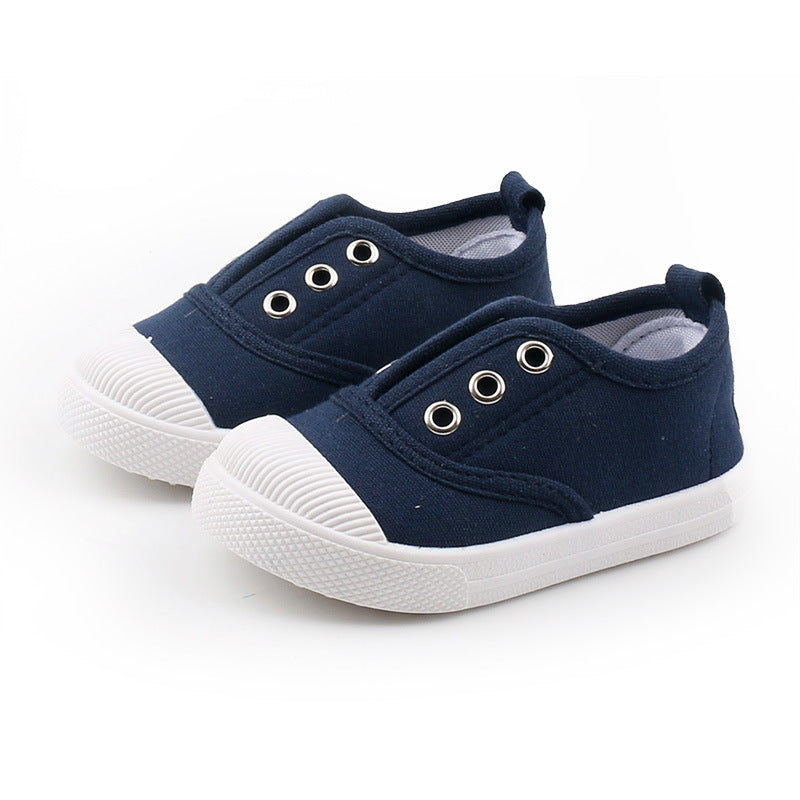 Kids Soft-Soled Canvas Indoor Shoes