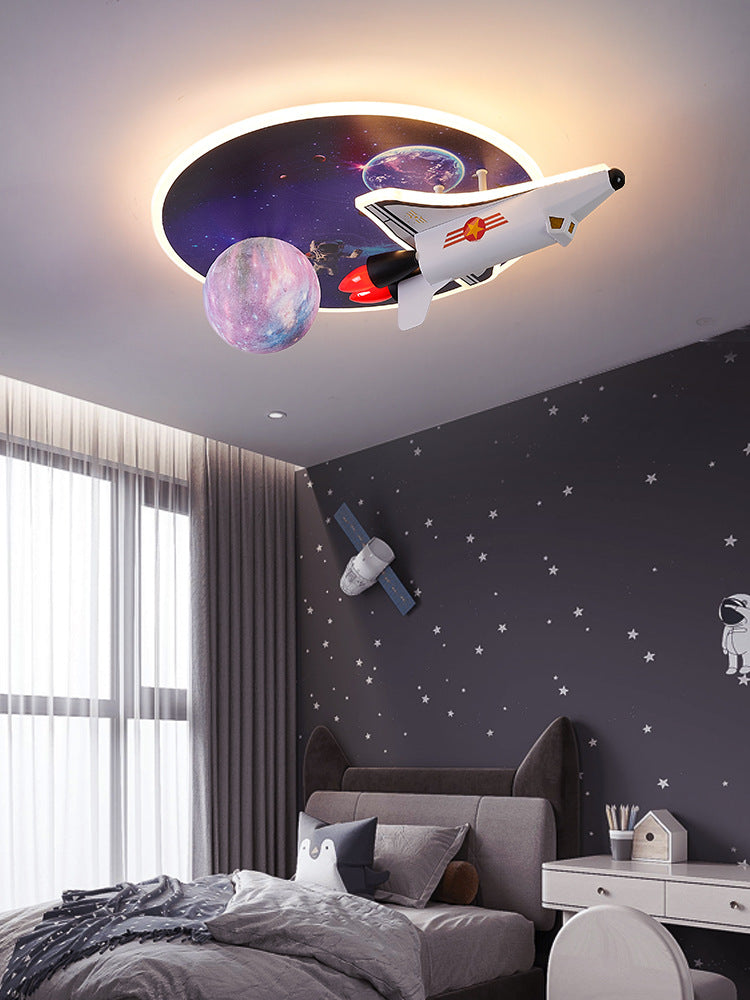 Kids Space-Themed LED Ceiling Light