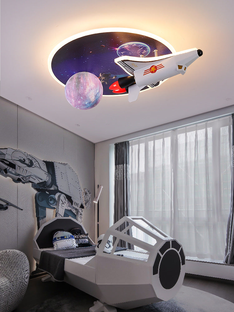 Kids Space-Themed LED Ceiling Light