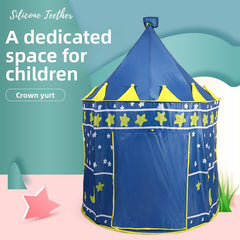 Pink moon and stars yurt