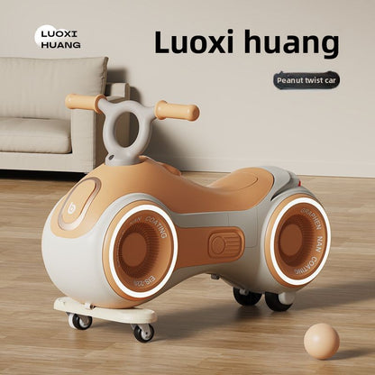 Kids Twist Ride-On Car with Lights and Music