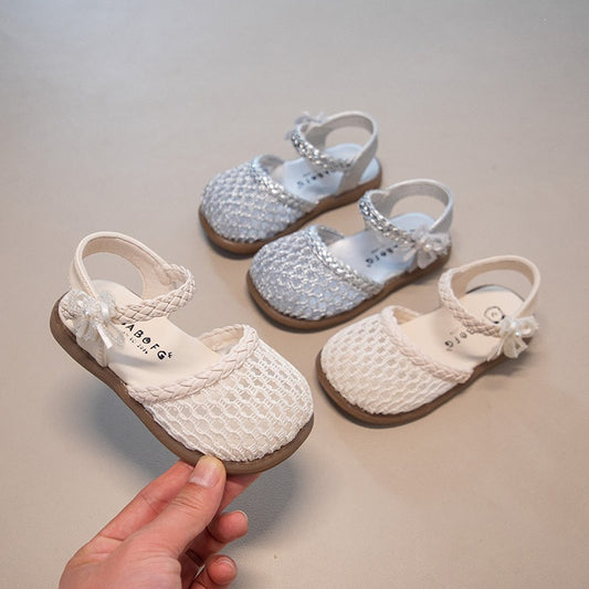 Kids Woven Mesh Sandals