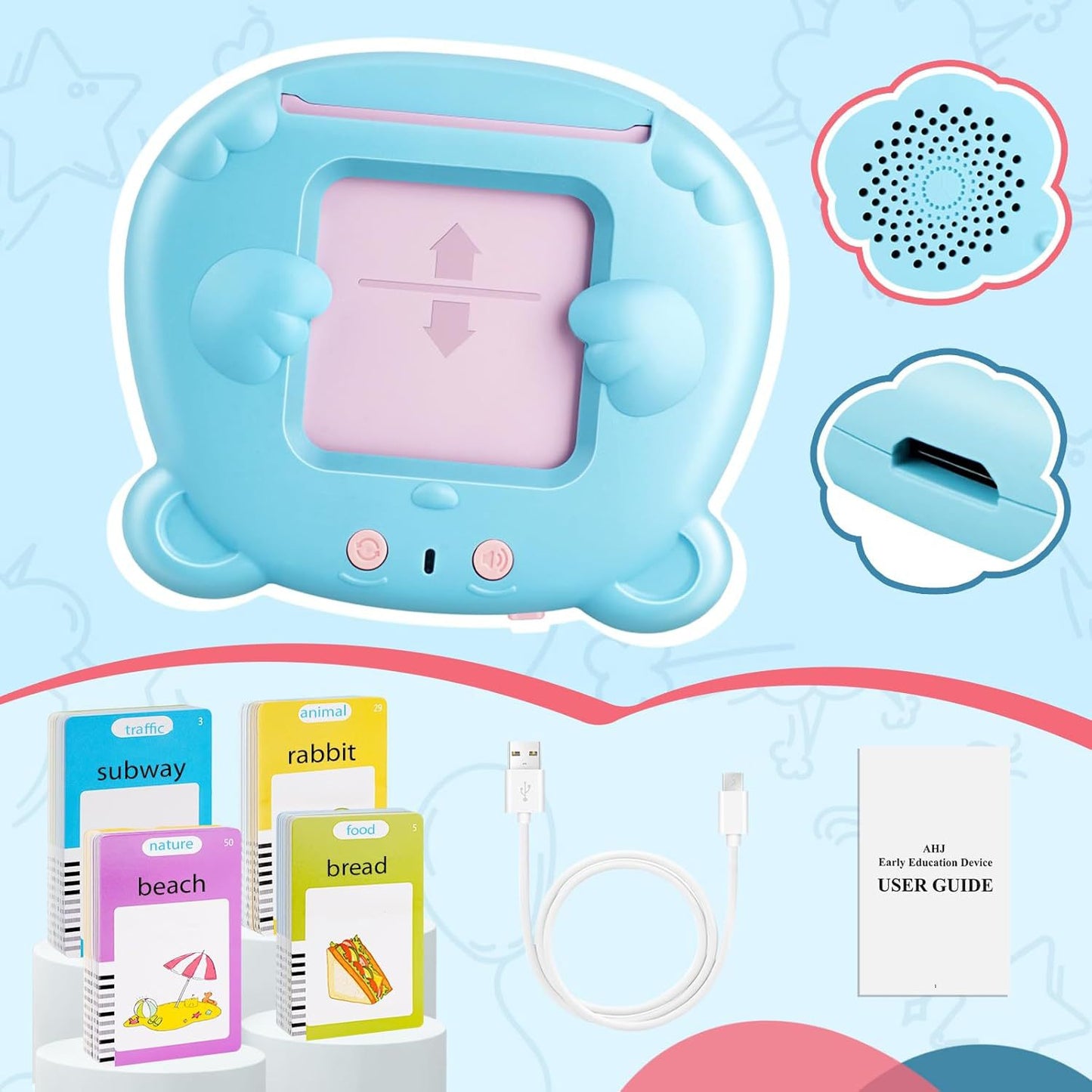 Kidsren's Educational Flash Card Card Toy