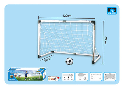 Kidsren's Plastic Football Goal Indoor and Outdoor Sports Toys Large Two-In-One Simple Portable Football Goal