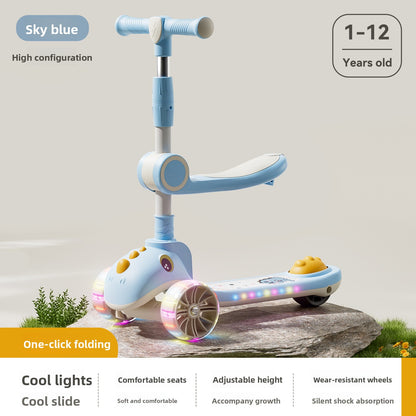 Kidsren's Scooter 1-3-6-10 Years Old