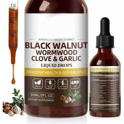Kindergarten Amazon Cross-Border 60ml Black Walnut Drops Soursop Graviola Factory Wholesale