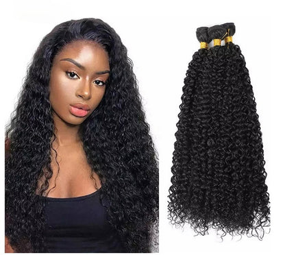 Kinky Curly Human Hair Wig