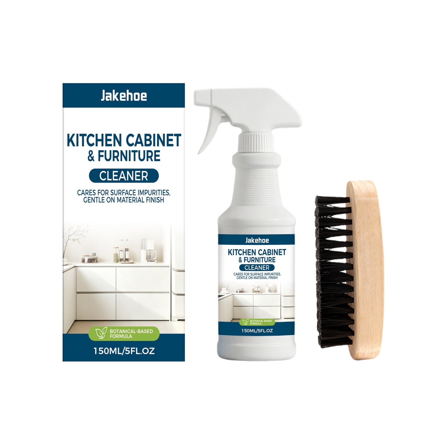 Kitchen Cabinet Cleaner with Brush
