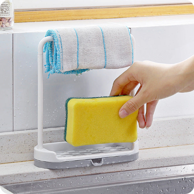 Kitchen countertop storage rack