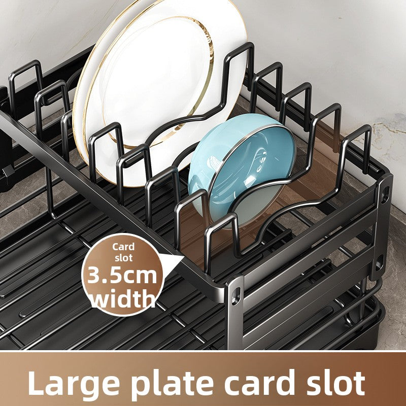 Kitchen Dish Drainer Rack Storage Organizer