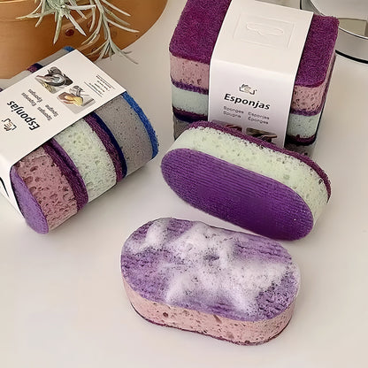 Kitchen dishwashing scouring pad