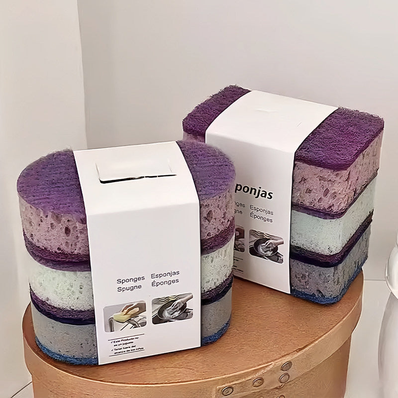 Kitchen dishwashing scouring pad