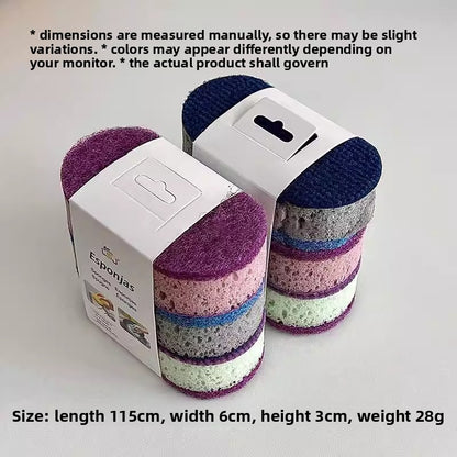 Kitchen dishwashing scouring pad