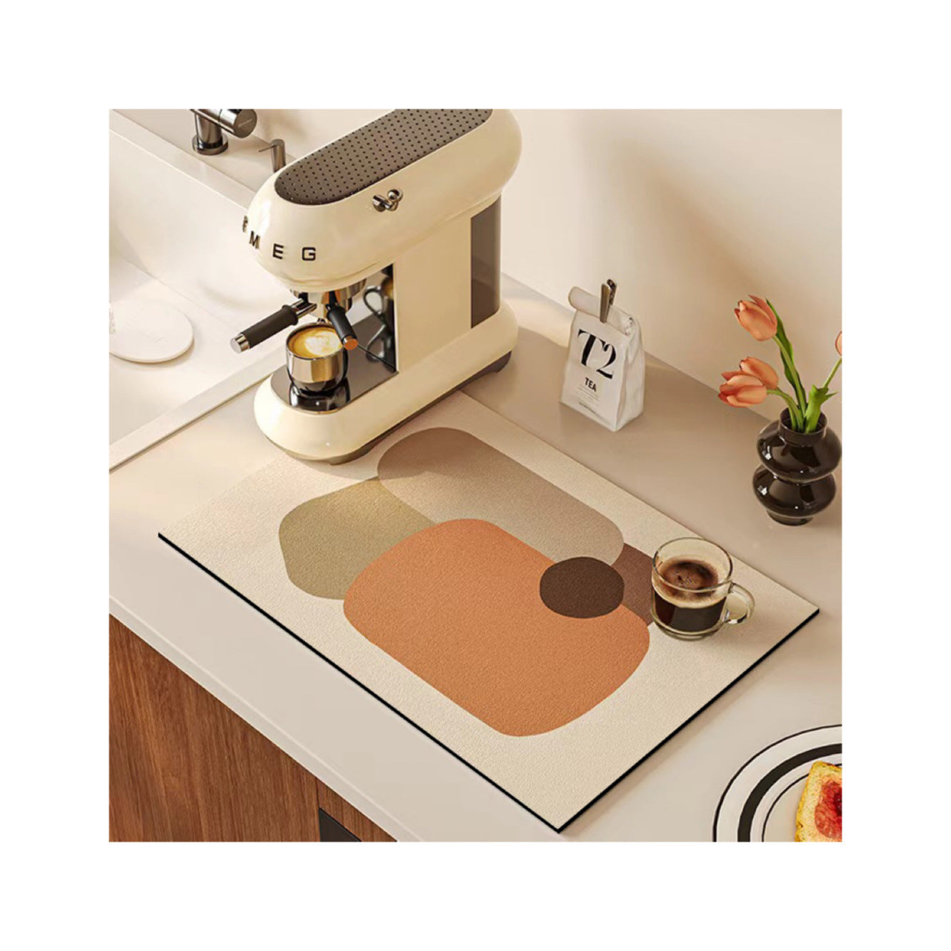 Kitchen draining pad