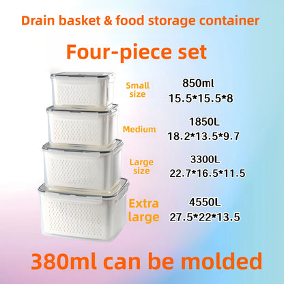 Kitchen Draining Storage Box Set