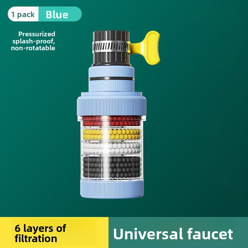 Kitchen Faucet Filter Extender Household Tap Water Purifier Anti-Splash Head Filter Purifier Artifact