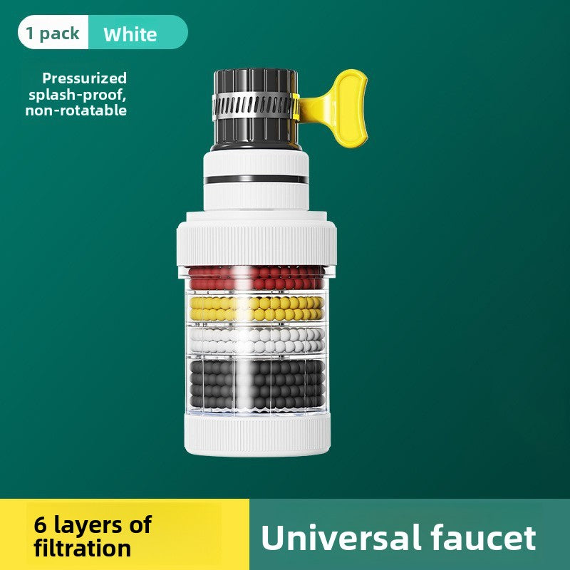 Kitchen Faucet Filter Extender Household Tap Water Purifier Anti-Splash Head Filter Purifier Artifact
