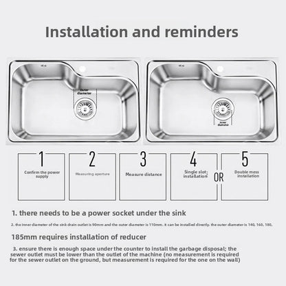 Kitchen garbage disposer