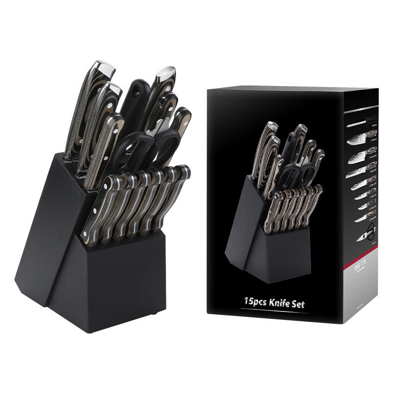 Kitchen Knife Set with Holder