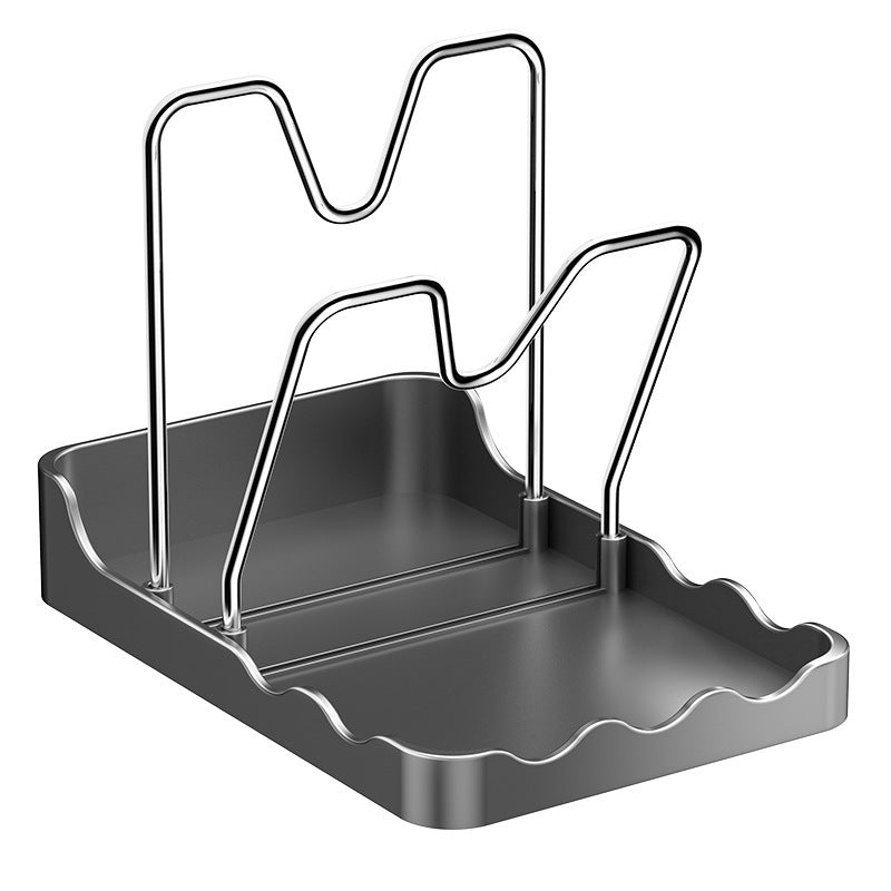 Kitchen Pot Lid Holder Drainage Storage Rack