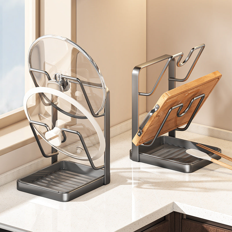 Kitchen Pot Lid Holder Storage Rack