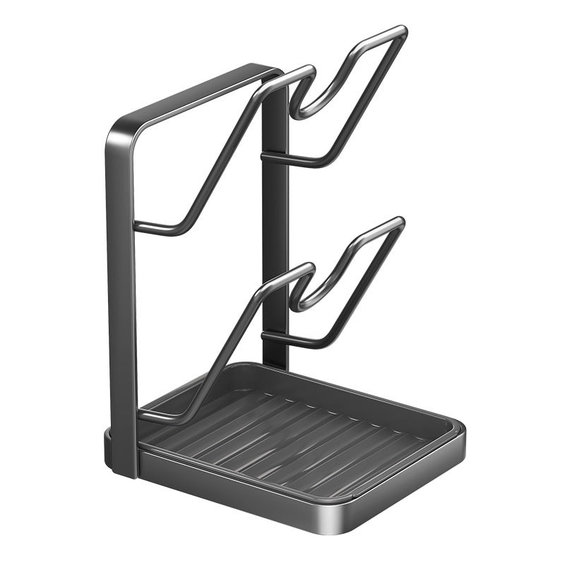 Kitchen Pot Lid Holder Storage Rack