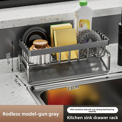 Kitchen sink draining rack