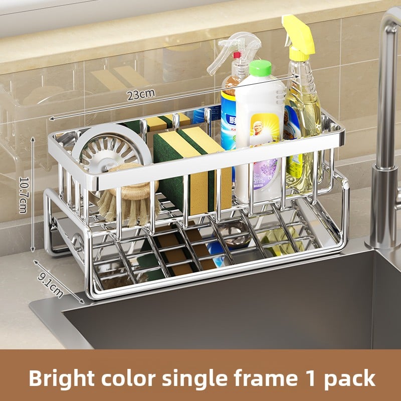 Kitchen sink draining rack