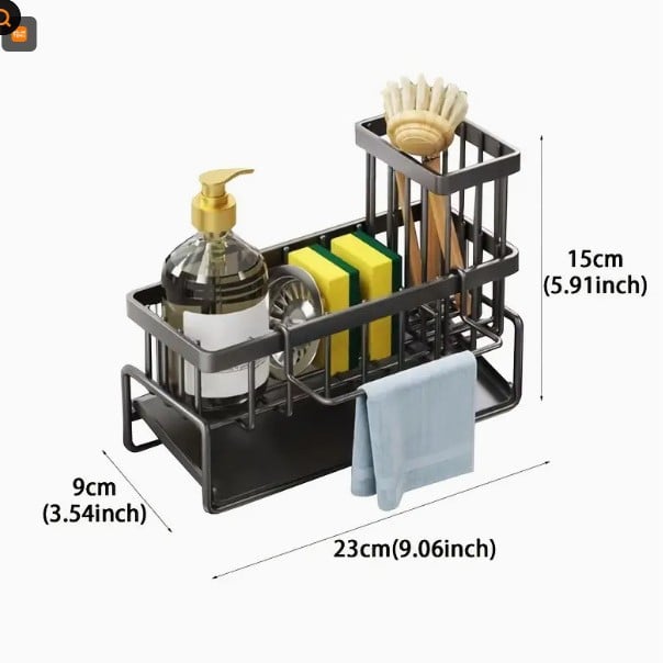 Kitchen sink draining rack