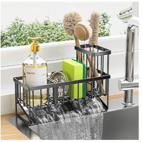 Kitchen sink draining rack