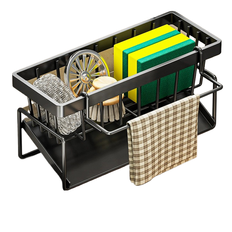 Kitchen sink draining rack