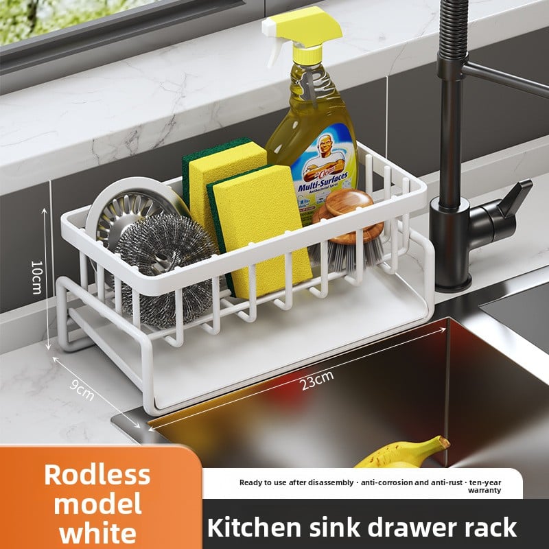 Kitchen sink draining rack