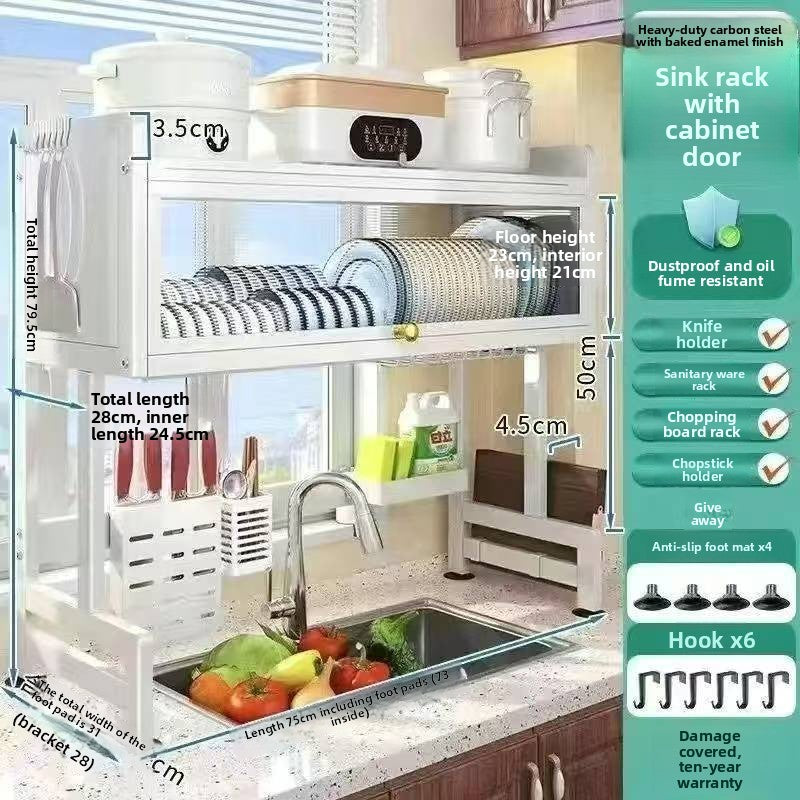 Kitchen sink rack
