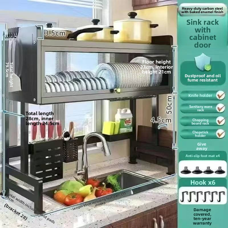 Kitchen sink rack