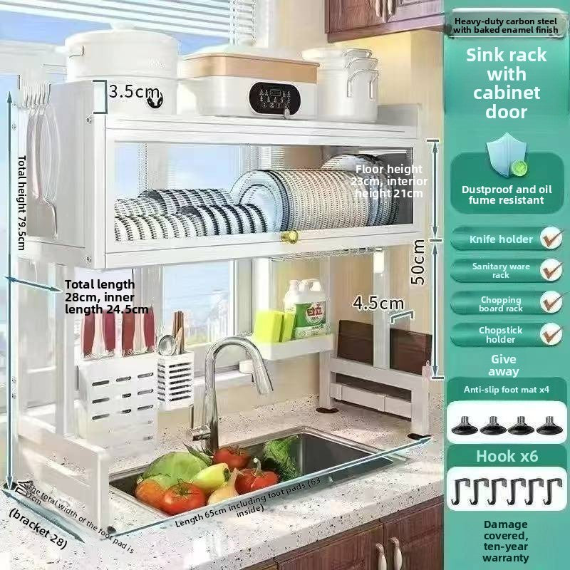 Kitchen sink rack