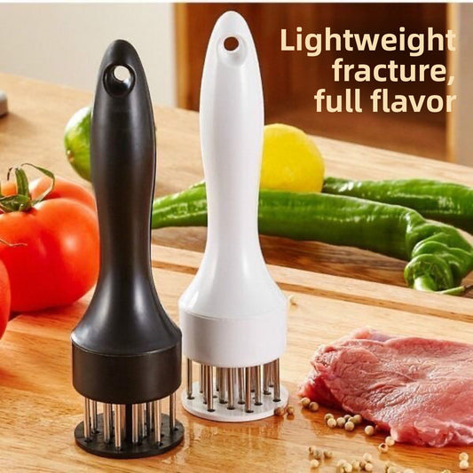 Kitchen stainless steel steak hammer for tenderizing meat needles