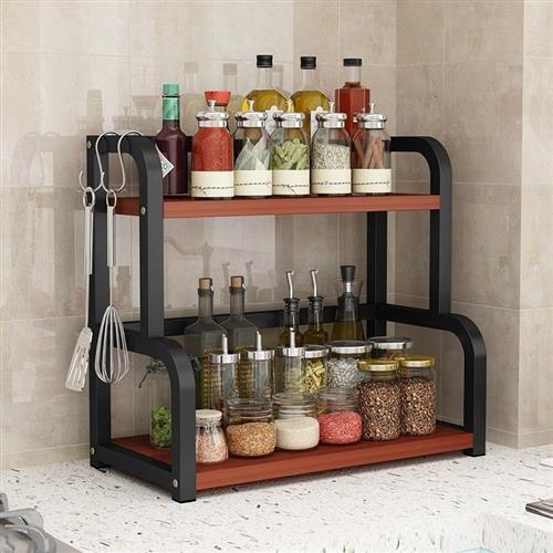Kitchen Storage Rack for Condiments and Bottles