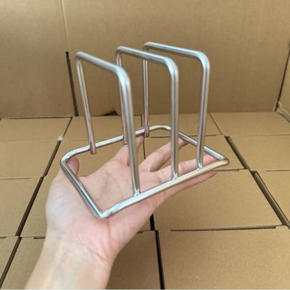Kitchen Storage Rack for Cutting Boards and Pot Lids