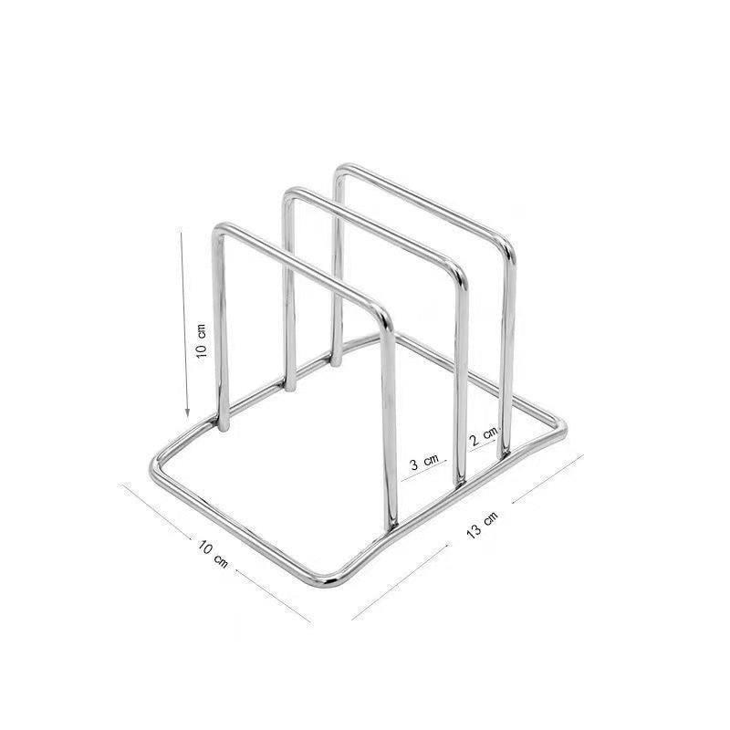 Kitchen Storage Rack for Cutting Boards and Pot Lids