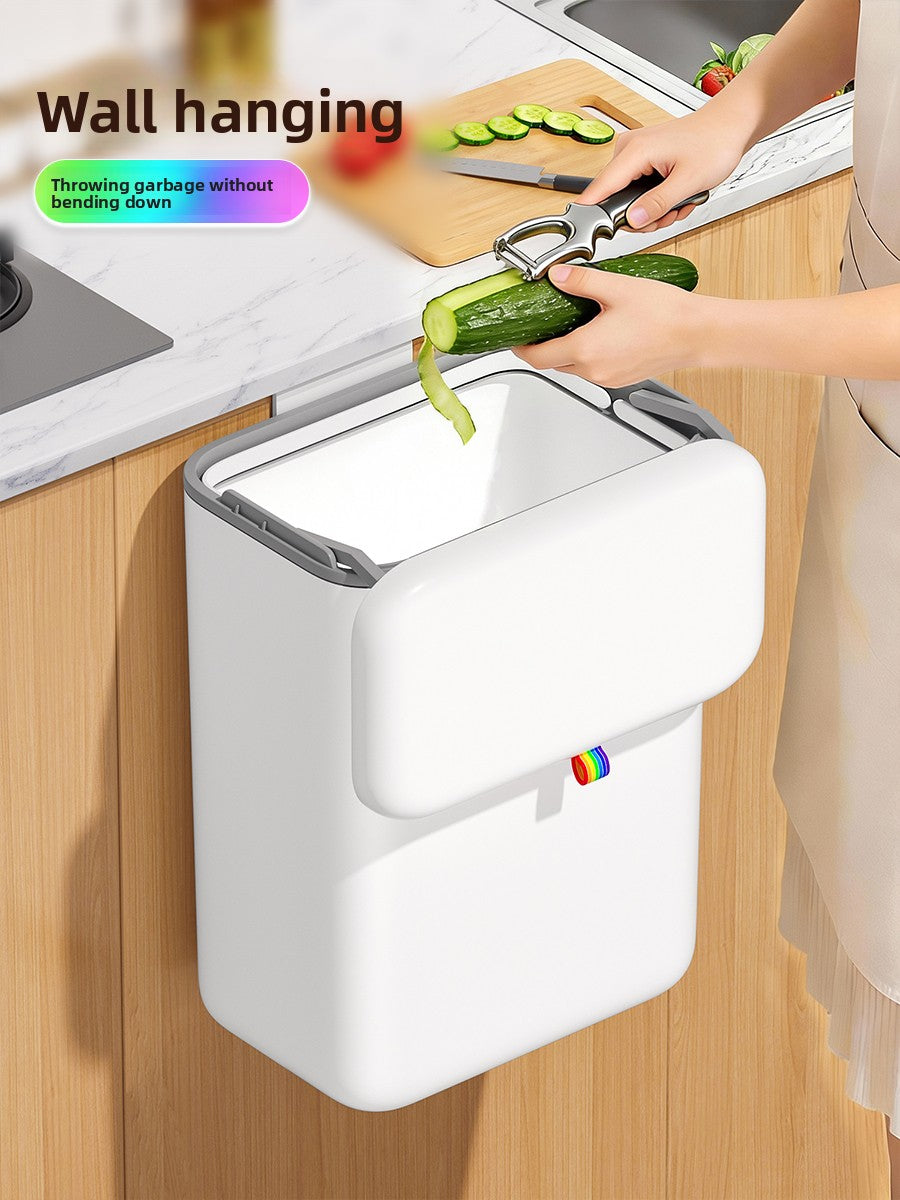 Kitchen trash can hanging