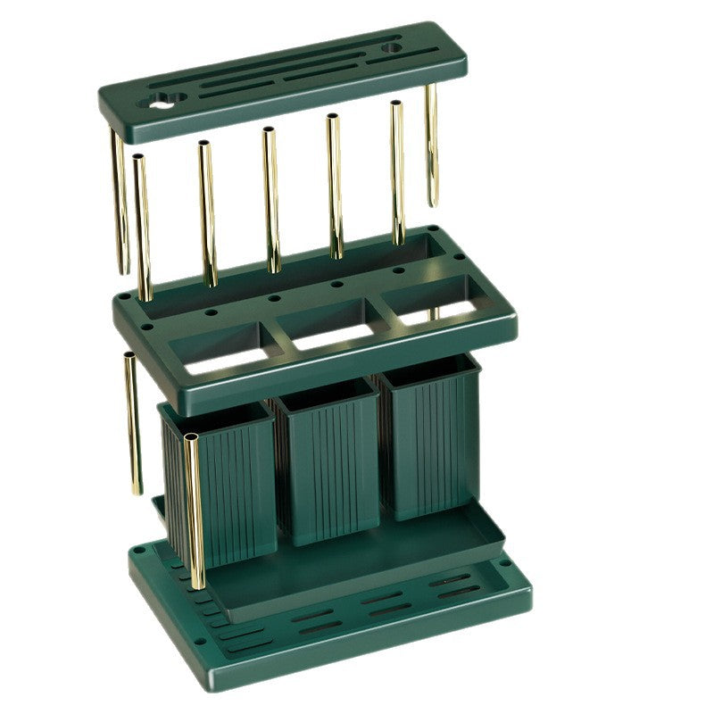 Kitchen Utensil Draining Storage Rack