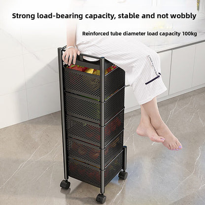 Kitchen vegetable storage rack