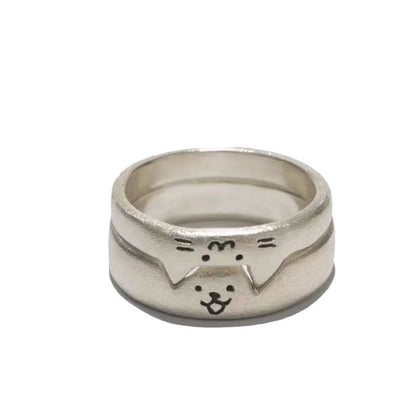 Kitten Couple Rings