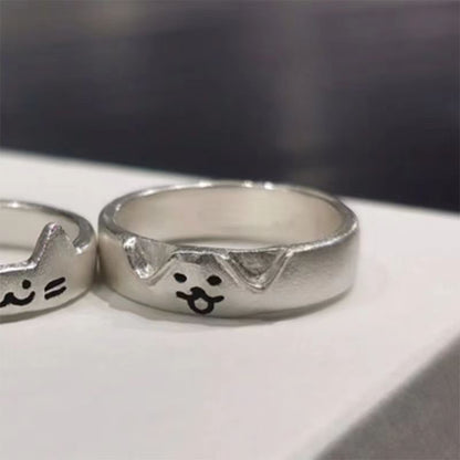 Kitten Couple Rings